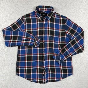 Rails‎ Shirt Womens Large Blue Plaid Lennox Casual Country Cowgirl Outdoors Top